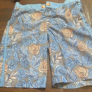 Kids Medium Boys Blue Swim Trunks
